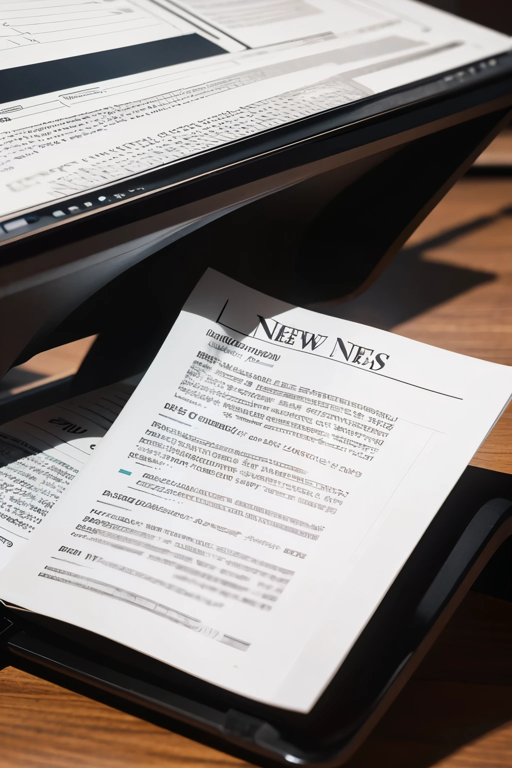 Please help me generate a news-type image
