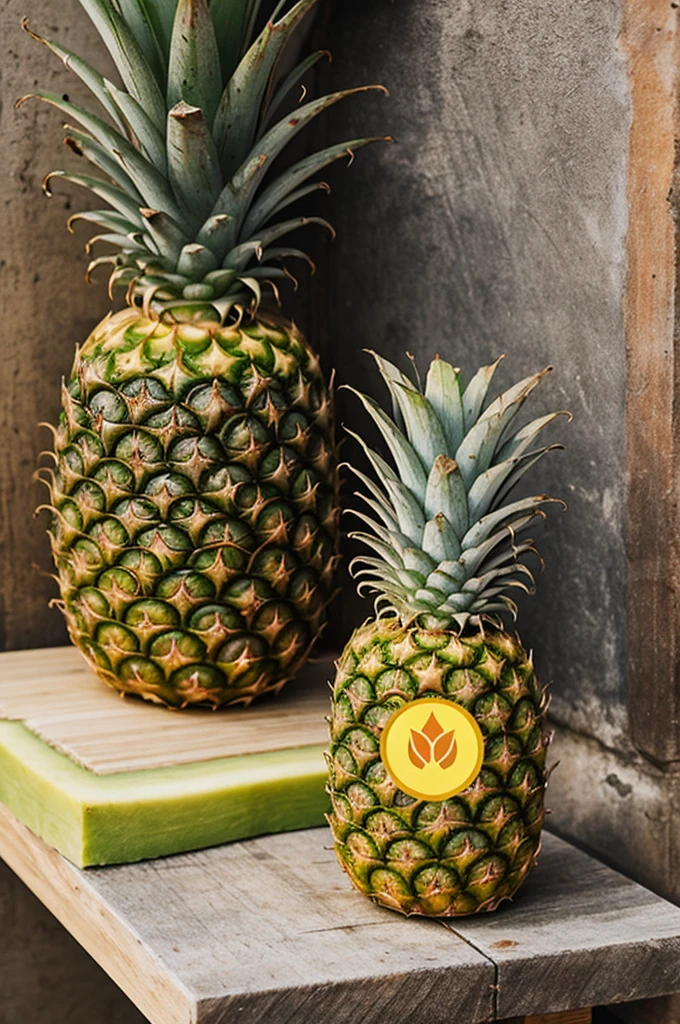 A pineapple logo that says PIÑAPOWER 
