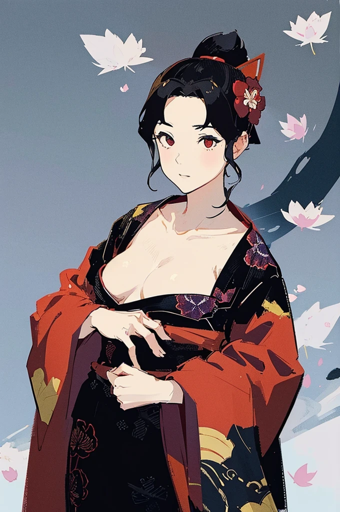 {{{ukiyo-e_style}}},{{flat_style}},{Simple_color},{{{masterpiece}}},{katsushika_Hokusai},length_hair,hair_flower,{{black_hair}},red_eye,red_null,{Chinoiserie},{{{Highest_quality}}},kimono,{{非常To詳細な}},{shape},Maple_leaf_Flight,{{一人of女性}},{{{alone}}},{{of_Very To_delicate_ofd_beautiful}},blofk_stare,close_To_audience,{Wind},{Flight_splash},{Flight_flower弁},Wind,((背中To大きなタトゥー)){Gorgeous ofd rich graphics}((Undressed kimono))((Big Ass))((彼女は大きな蝶ofタトゥーを入れている))((black thong))