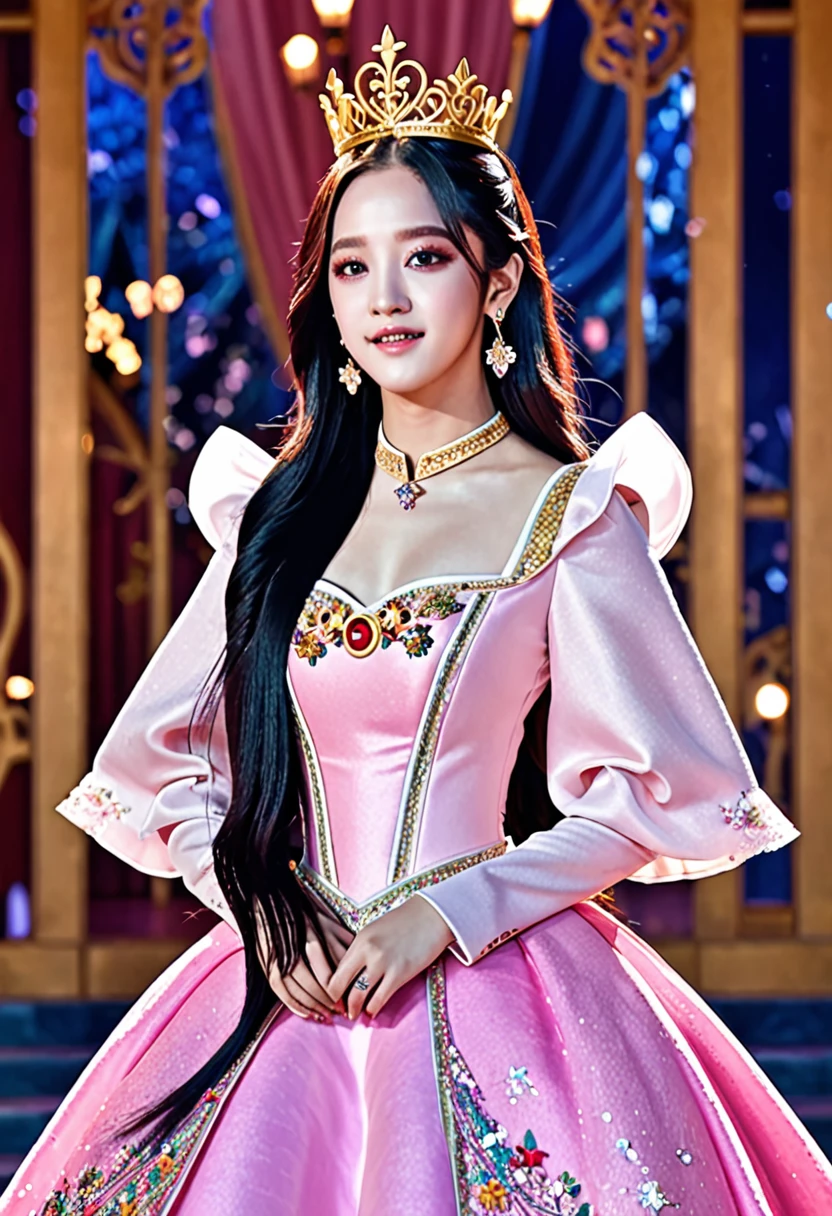 Jisoo do Blackpink como princesa disney