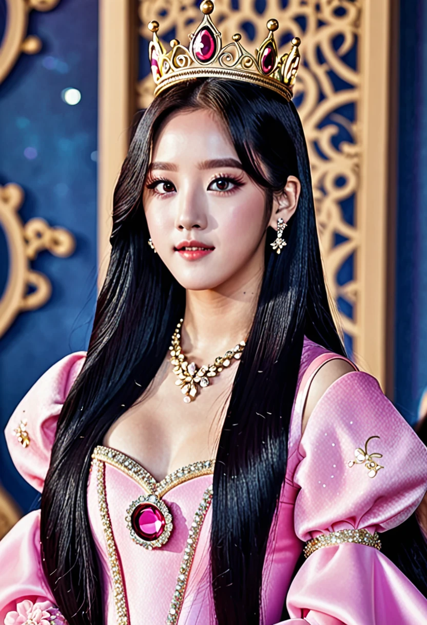 Jisoo do Blackpink como princesa disney