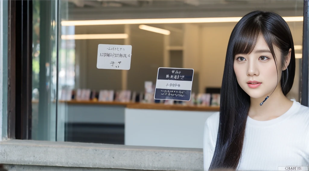 Mobile Phone Shop、Customer Service、woman、Japanese、Late 20s、Beauty