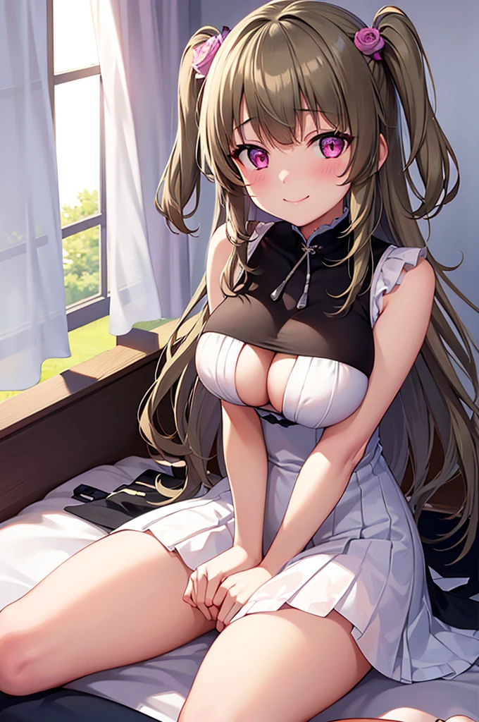 Himari Meimei, masterpiece, Voluptuous thighs, 8-year-old, gigantic breasts, {1 Girl}, Cute shy smile, Highly detailed glowing purple eyes, {{{Completely naked}}}, Browsing Caution, nsfw, Spread your legs wide, Showing off pussy, Cum in pussy, Pussy juice, Detailed childish pink vagina, No clothes, Fine pink nipples, In a luxury resort hotel bed, Fuck a boy, no panties, 困り眉, open legs, focusing vagina