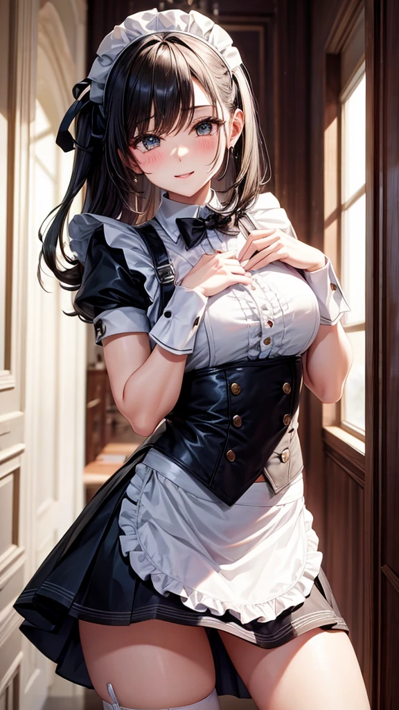Maid with sexy mini skirt 