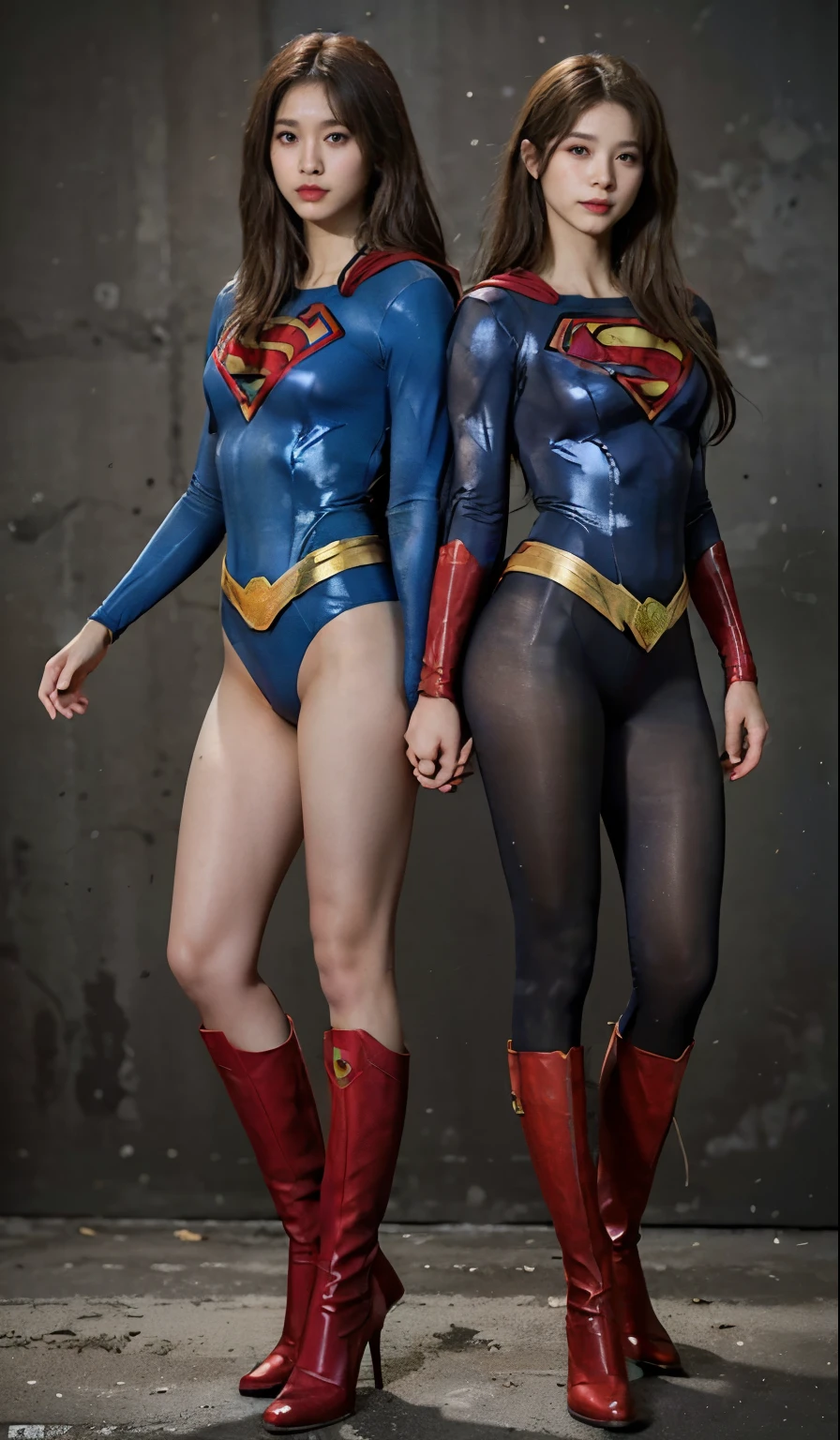 No background、(((Beautiful legs in black tights.)))、(((Legally express the beauty of your smile)))、((((Make the most of your original images)))、(((Body-hugging Supergirl costume)))、(((Supergirl Costume)))、(((short and beautiful hair)))、(((suffering)))、(((Please wear black tights....、Wear red boots)))、((Best image quality、8K))、((Highest quality、8K、masterpiece:1.3))、(((Preserve background )))、Sharp focus:1.2、Beautiful woman with perfect figure:1.4、Slim Abs:1.2、Wet body:1.5、Highly detailed face and skin texture、8K