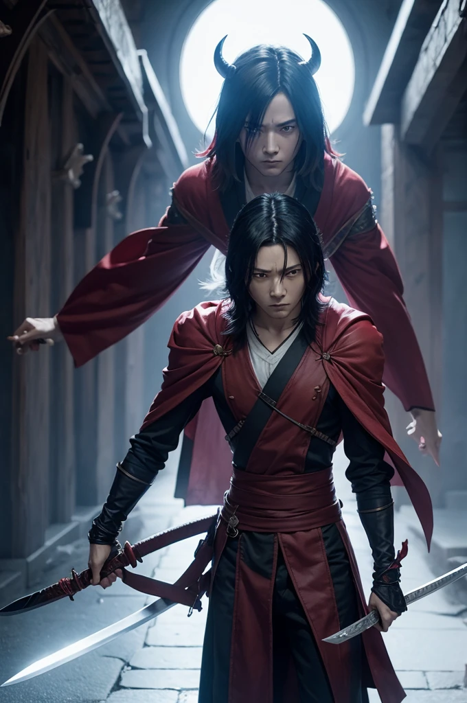 Demon Slayer, an anime, holding your sword