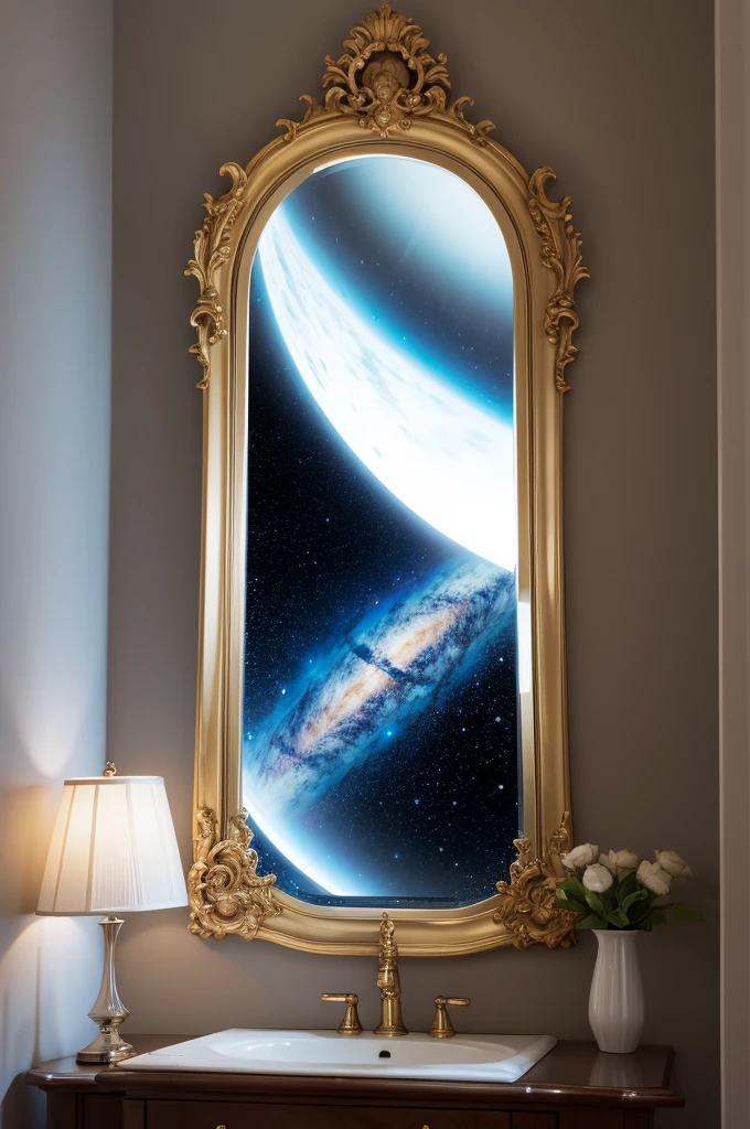 A mirror reflecting the universe
