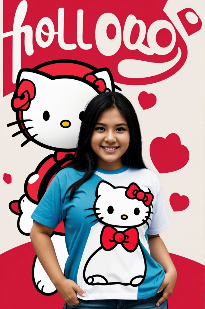 Hello Kitty and Eladio Carrion t-shirt design