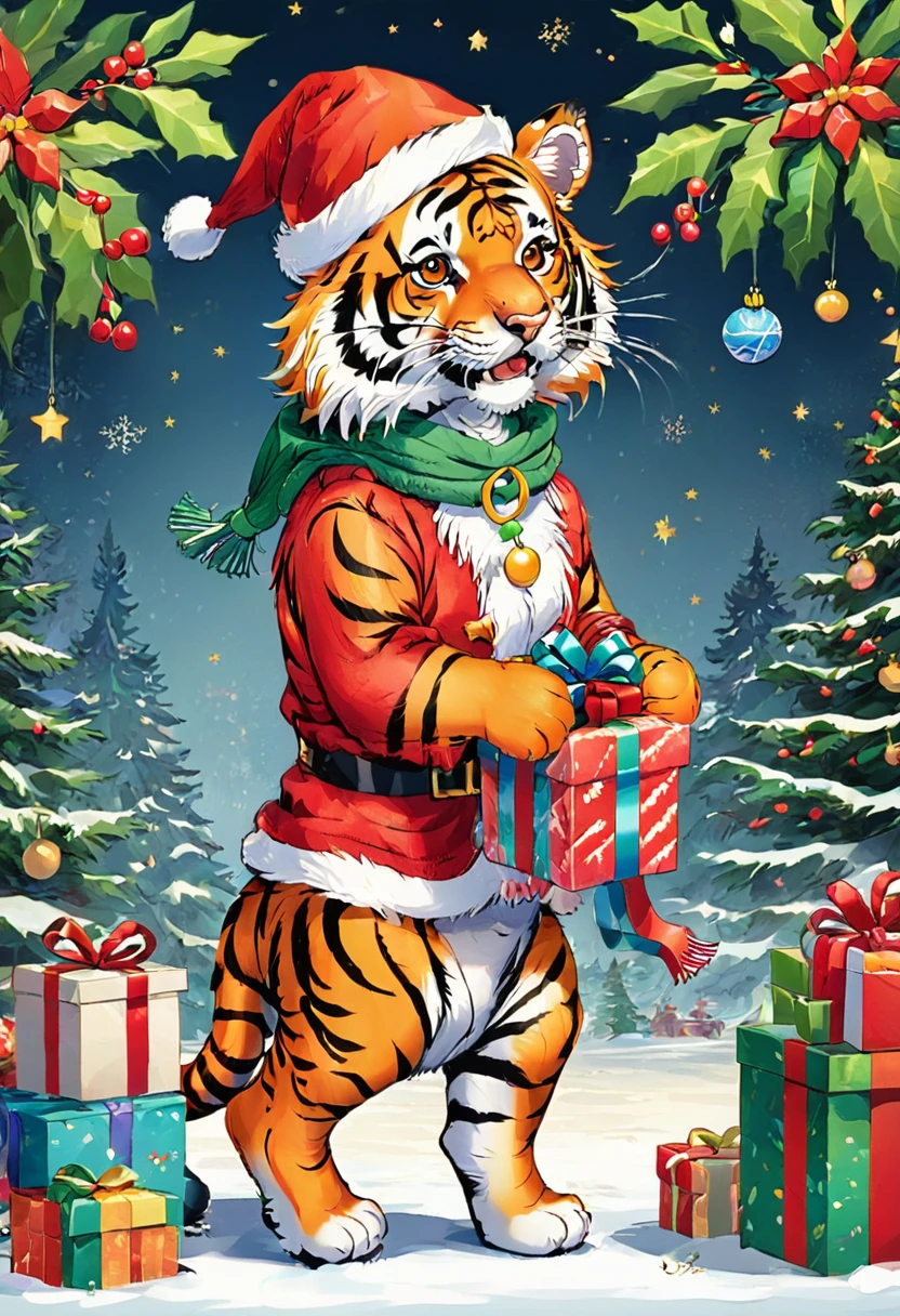 Christmas Tiger