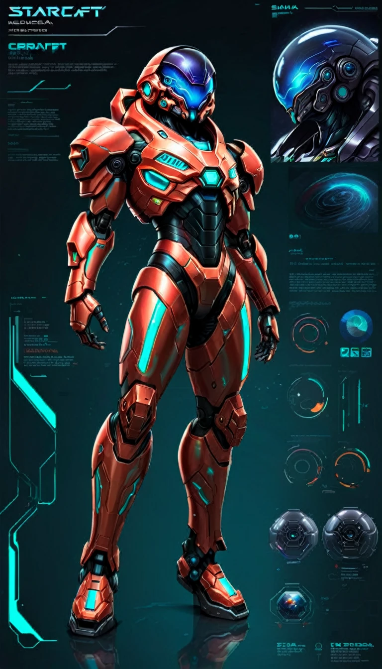 full body of a space craft pilot in a ultra futurist mecha holding an helmet, concept art inspired by Theodore Major, featured on zbrush central, full body, holography, streamlined neon mecha, samus aran bioorganic varia mecha, samus, mjolnir armor from halo infinite, sci - fi mecha, science fiction mecha, starcraft 2 videogame character, full body, hq 4k