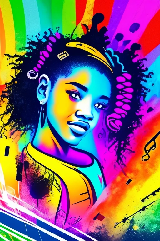 A background filled with scattered musical notes in various sizes and colors
A background completely filled with scattered musical notes in various sizes and colors, covering the entire screen.
beautiful girl colorful image
Dance hiphop Dance CREW Waacking Dance
Punking
black medium hair black medium hair
Five fingers Baggy clothes Baggy clothes