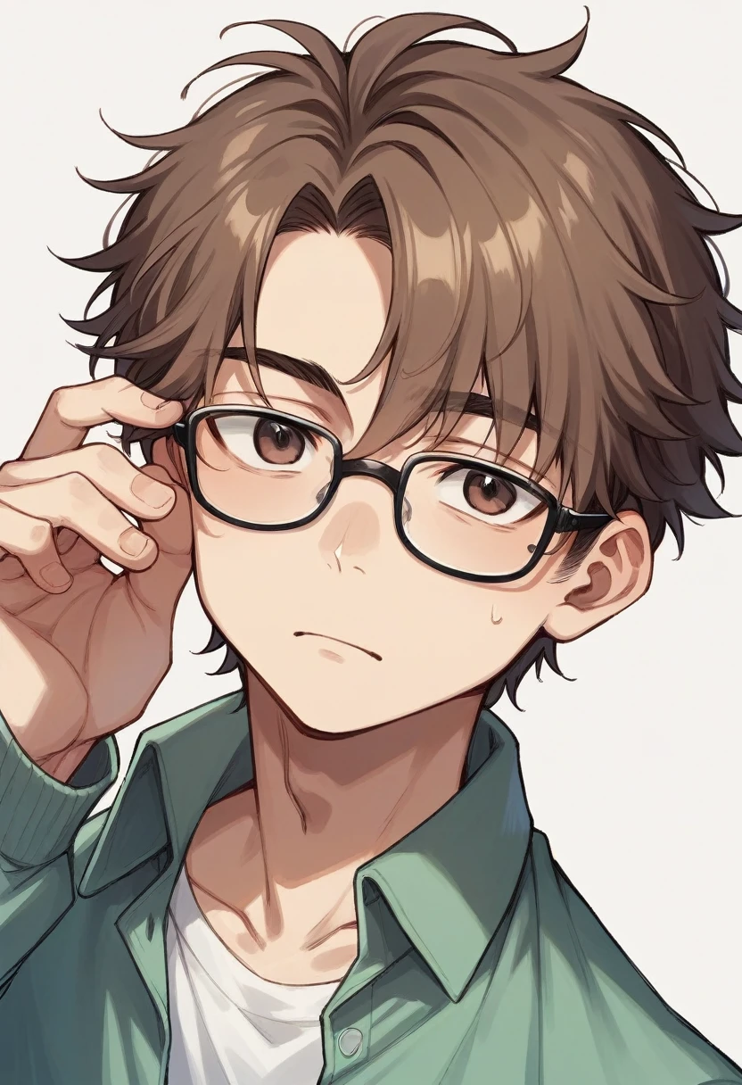 Tomioka and I Isabella have wavy brown hair and brown eyes I wear glasses and he and I are getting married