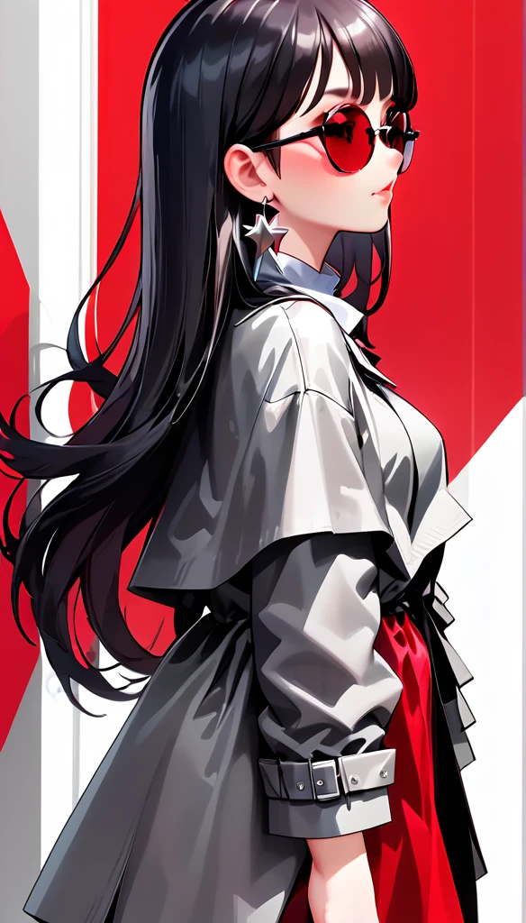 (in 8K、A high resolution、Best Quality、 masuter piece、unreal engine、top-quality、From the thighs up:1.2),(Natural Skin Texture、Detailed skin、Beautiful skin、ultra sharpness),intricate detailes、Extraordinary beauty,(((high breasts,voluptuous body、1 Japanese woman,20 to 25 years old,adult lady,Height 5'9"))),(((an extremely cute and beautiful face,pale skin,empty eyes,eye bags,eyelash extension,blunt bangs,black hair,long hair,two-tone color hair with black and violet))),(solo:1.6),(white shirt,pleated skirt to the thighs,bolo tie,bracelet,ear piercings:1.4),(school bag:1.2),(dip-dye hair,outdoors,Tokyo,Kabukicho,night:1.5),((red eyeshadow, dark red lipsticks, strong eyelines)),safetensors,KPG,