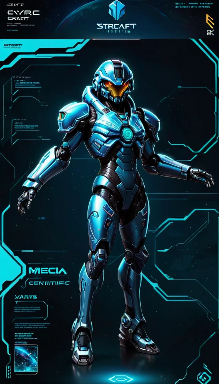 full body of a space craft pilot in a ultra futurist mecha holding an helmet, concept art inspired by Theodore Major, featured on zbrush central, full body, holography, streamlined neon mecha, samus aran bioorganic varia mecha, samus, mjolnir armor from halo infinite, sci - fi mecha, science fiction mecha, starcraft 2 videogame character, full body, hq 4k
