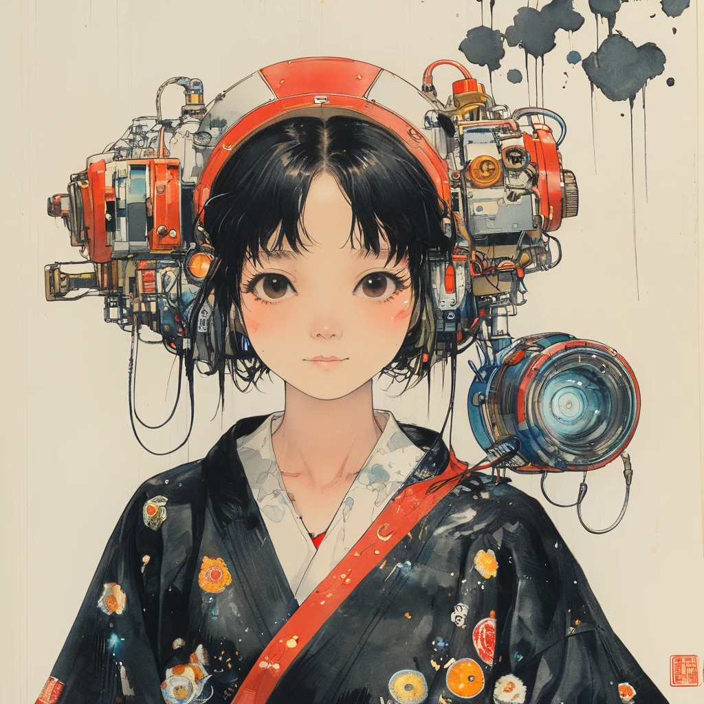 (Absurd resolution:1.8)、(High resolution:1.4)、(masterpiece:1.4)、(Super detailed:1.3)、(1 female:1.3)、(solo:1.4)、firework、Short Bob、Black Short Bob、kimono、Look forward、close your eyes、smile、Shinkai Makoto's Wind of Light、Close-up of face、Ultra-fine illustration、Vibrant colors、Cinematic Light、Exciting light production、Intricate details、Big armpit chest、Hairpin、kimono、happiness、smile、View from below、Japanese sparklers。