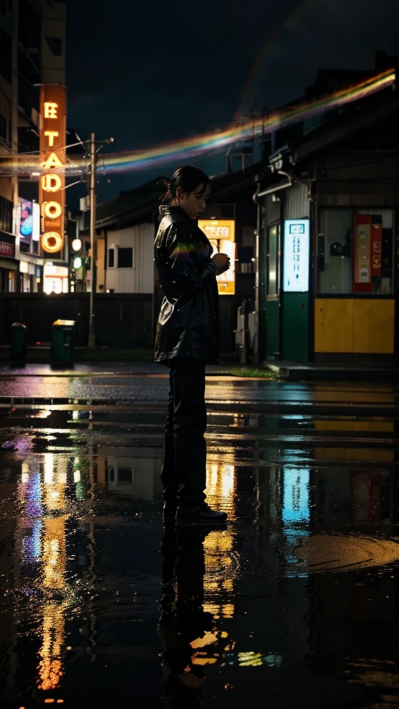 buzzer、after the rain、Style、Real、Lonely、Fantastic、beautiful、rainbow、photograph、reflection