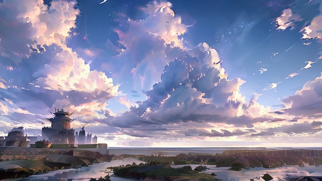 Masterpiece, best quality, (very detailed CG unity 8k wallpaper) (best quality), (best illustration), (best shadows) Nature', blue sea,delicate leaves petals of various colors falling in the air light Tracking, super detailed --v6