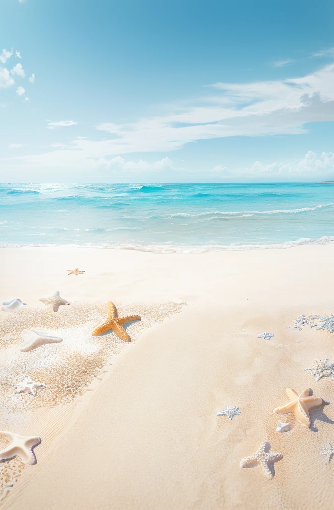 Beach with shells and starfish near the ocean, Beach Background, calm sea and Beach Background, sand and sea, Seaside background, White Sandsy beach, mediterranean Beach Background, White Sands beach, Peaceful beach setting, seaside, carribean White Sands, beautiful beach, Beach scenery, Wallpaper HD beautiful, Beach sand background, White Sands