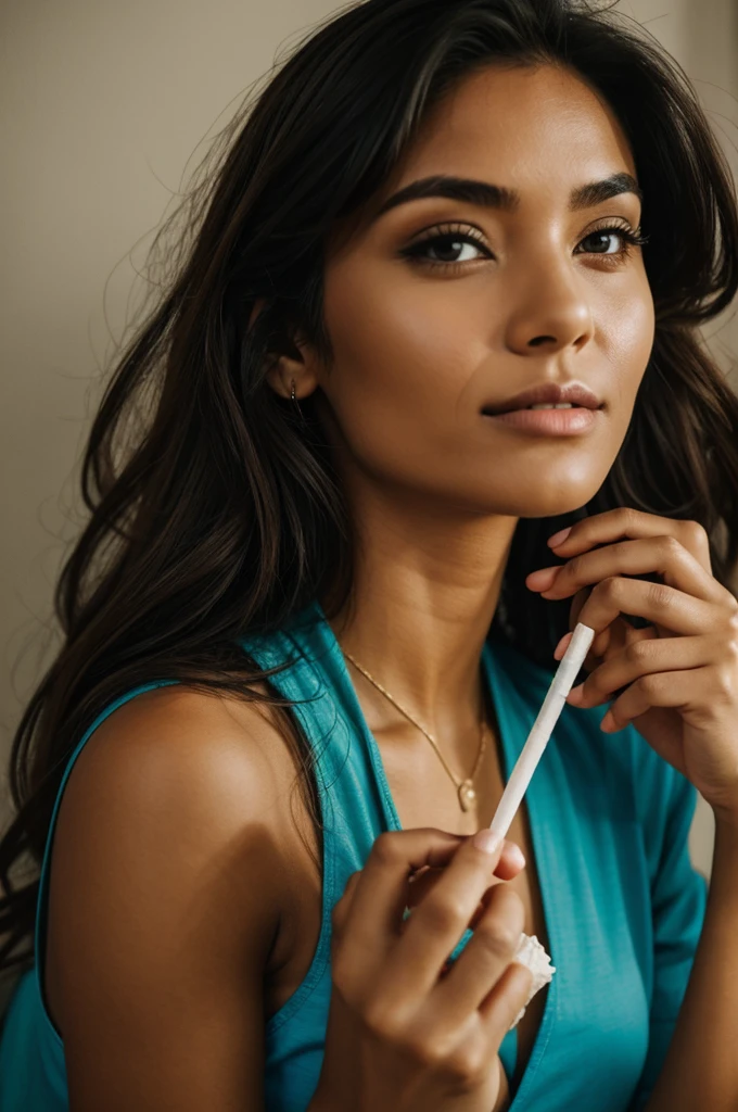 Woman with a joint