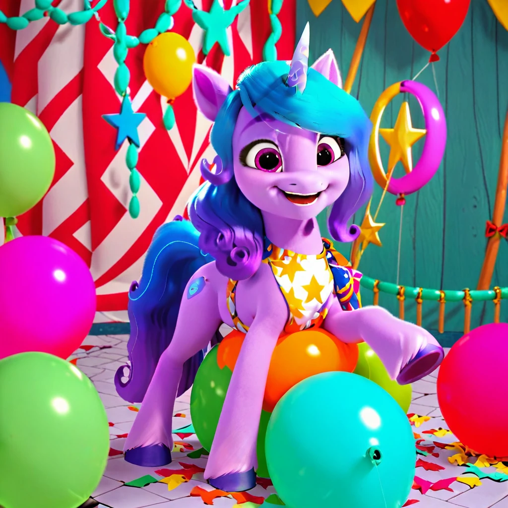 score_9, score_8_up, score_7_up, score_6_up, score_5_up, score_4_up,
female, Izzy Moonbow, solo, looner, nonpop, balloon nonpop, detailed background, party, selfie, fanservice, plot, balloon fetish, balloon support, 3d, hd, 4k, solo,
safe, rating safe,
spread legs, plot, blowing up balloons, balloon blowing, wide hips, arched back, overinflated balloon, tight balloon, necked balloon, translucent balloon, white star print on balloon, balloon inflation, bouncing, squeaking, noisy, loud,
My Little Pony: Make Your Mark, My Little Pony: A New Generation, cinematic, dynamic angle, depth of field, bloom, subsurface scattering