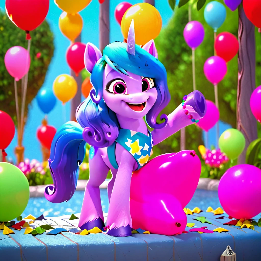 score_9, score_8_up, score_7_up, score_6_up, score_5_up, score_4_up,
female, Izzy Moonbow, solo, looner, nonpop, balloon nonpop, detailed background, party, selfie, fanservice, plot, balloon fetish, balloon support, 3d, hd, 4k, solo,
safe, rating safe,
spread legs, plot, blowing up balloons, balloon blowing, wide hips, arched back, overinflated balloon, tight balloon, necked balloon, translucent balloon, white star print on balloon, balloon inflation, bouncing, squeaking, noisy, loud,
My Little Pony: Make Your Mark, My Little Pony: A New Generation, cinematic, dynamic angle, depth of field, bloom, subsurface scattering