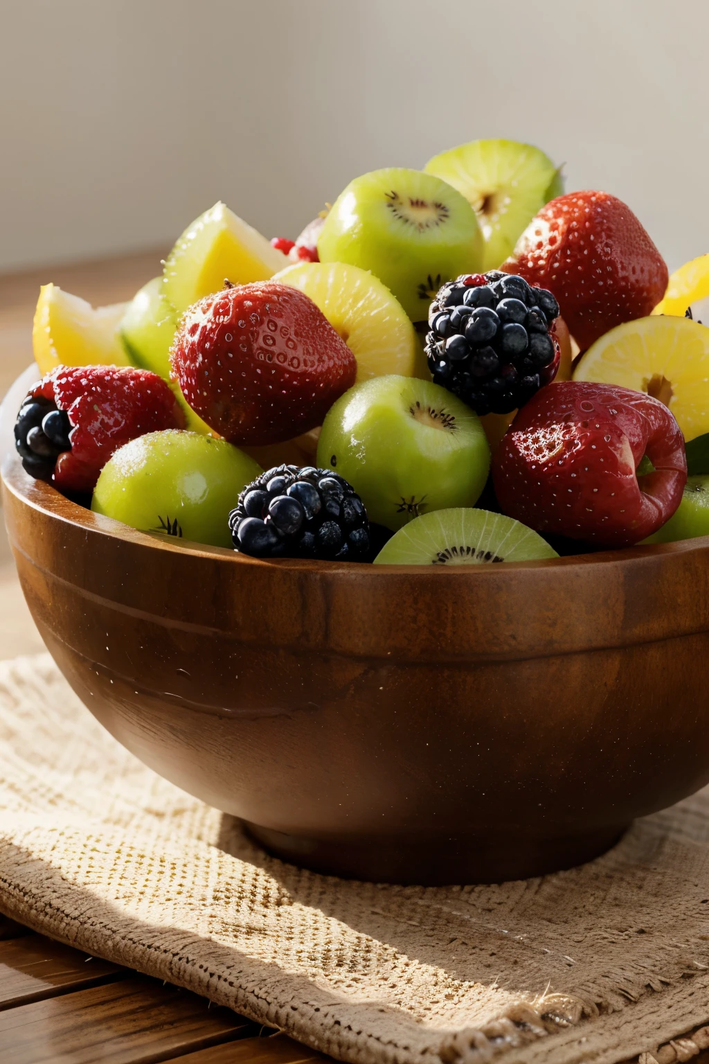Fresh fruits composition attractive engaging HD wallpaper background Photo