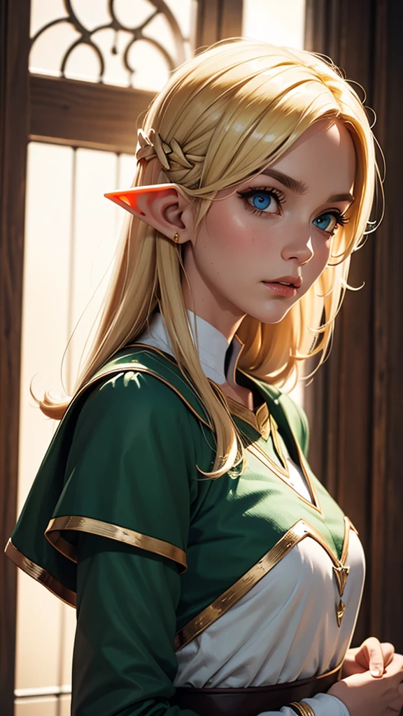 Elf,Blonde,T-bag