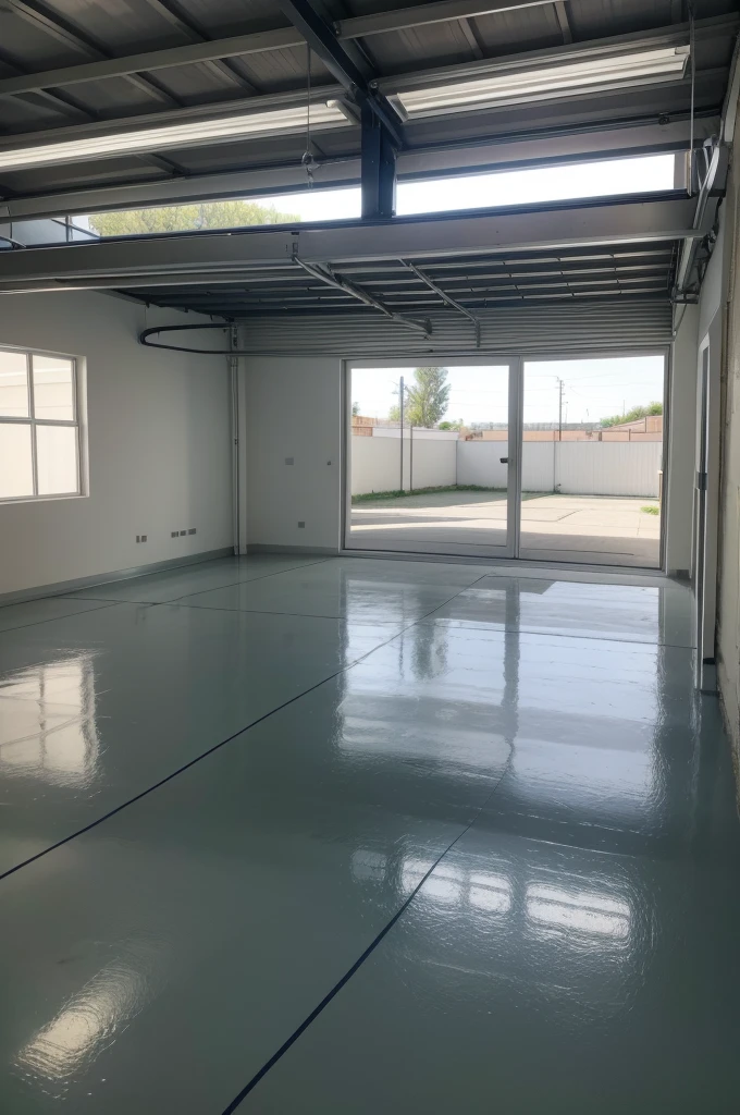 house garage measuring 4 meters by 5 meters, with two cars parked, a clean and beautiful garage