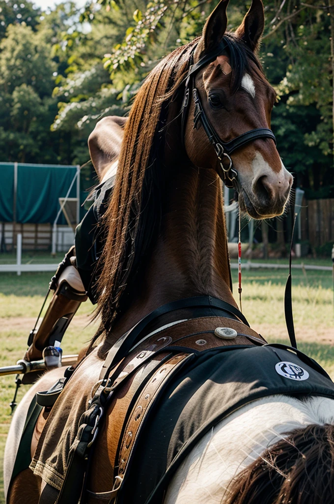 Create a logo for a horse archery community