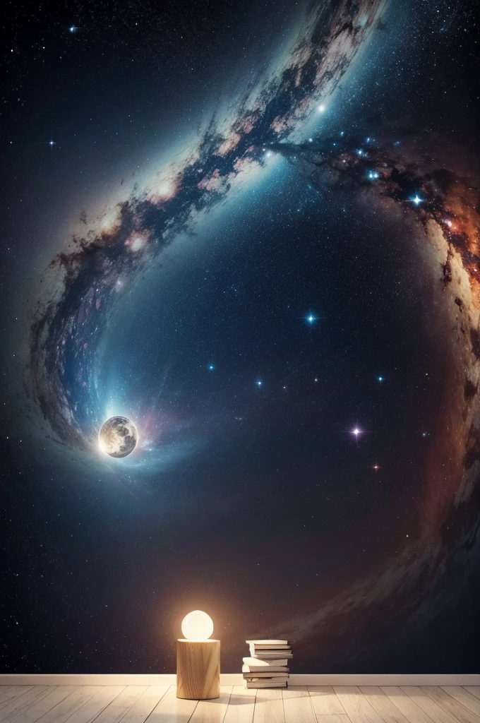 Wallpaper, romantic, universe, stele, letter I