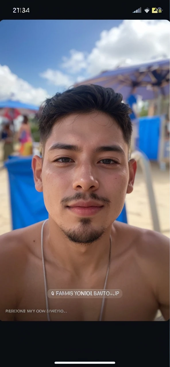Imagine a person based on the photo below