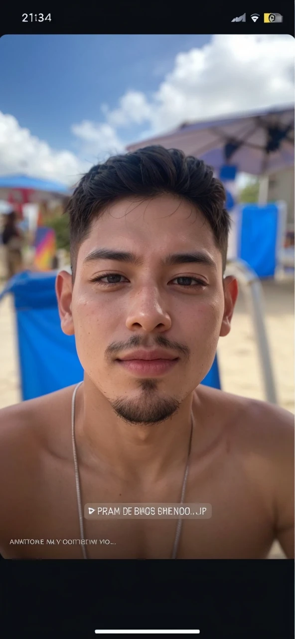 Imagine a person based on the photo below