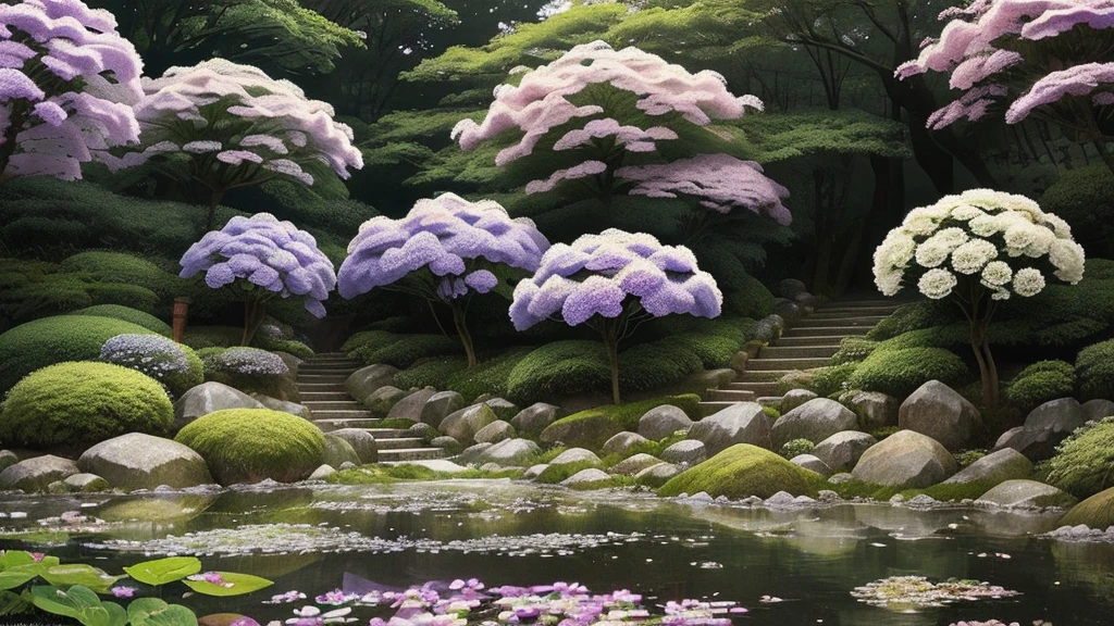 Sure, here are prompts for generating images with corresponding negative prompts:

**Positive Prompts:**

1. Japanese: Prompts to generate flawless illustrations。
   English: Prompt for generating a flawless illustration.

2. Japanese: Anime illustrations for ro-fi music。
   English: Anime illustration for ro-fi music.

3. Japanese: 優It&#39;s raining hard.。
   English: Gentle rain is falling.

4. Japanese: Hydrangeas wet with rain are blooming。
   English: Hydrangea blooming in the rain.

5. Japanese: There are frogs。
   English: There is a frog.

6. Japanese: In nature。
   English: In nature.

7. Japanese: Emotional feeling。
   English: Emotional vibe.

8. Japanese: Beautiful Nature。
   English: Beautiful nature.

**Negative Prompts:**

1. Japanese: Prompt to generate illustrations with defects。
   English: Prompt for generating a flawed illustration.

2. Japanese: Anime illustrations for ro-fi music（Negative）。
   English: Anime illustration for ro-fi music (negative).

3. Japanese: shortage々It&#39;s raining hard.。
   English: Harsh rain is falling.

4. Japanese: The hydrangeas are wilting in the rain.。
   English: Hydrangea beaten down by rain.

5. Japanese: There are no frogs。
   English: There is no frog.

6. Japanese: In the city。
   English: In the city.

7. Japanese: Feeling tight。
   English: Harsh vibe.

8. Japanese: Spooky Nature。
   English: Eerie nature.