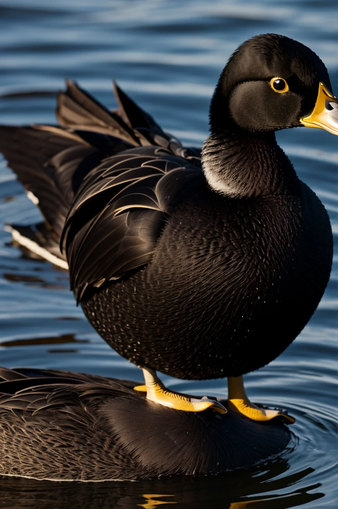 a black duck