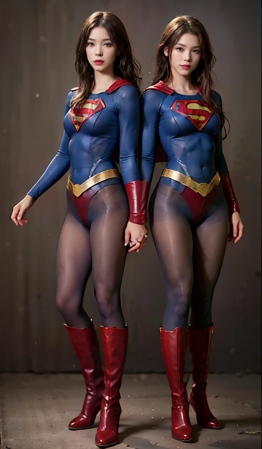 No background、(((Beautiful legs in black tights.)))、(((Legally express the beauty of your smile)))、((((Make the most of your original images)))、(((Body-hugging Supergirl costume)))、(((Supergirl Costume)))、(((short and beautiful hair)))、(((suffering)))、(((Please wear black tights....、Wear red boots)))、((Best image quality、8K))、((Highest quality、8K、masterpiece:1.3))、(((Preserve background )))、Sharp focus:1.2、Beautiful woman with perfect figure:1.4、Slim Abs:1.2、Wet body:1.5、Highly detailed face and skin texture、8K