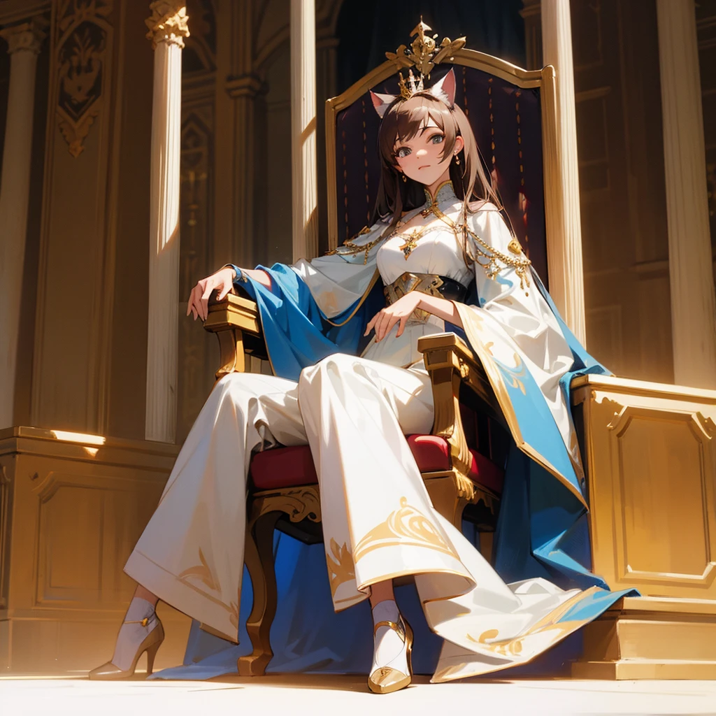 a costumed woman sitting on a throne with a cat's head, Anime goddess, ((a beautiful fantasy empress)), a beautiful fantasy empress, guweiz masterpiece, gorgeous goddess, beautiful seductive anime woman, Guweiz, 极其详细的Artgerm, artwork in the style of guweiz, ancient goddess, guweiz on pixiv artstation, a woman in costume with a snake on her shoulder, dark queen of snakes, snake woman hybrid, Lilith, Beautiful and elegant demon queen, queen of snakes, snake woman, together | Mediovale, beautiful together, yoshitakka amano karol bak, white horned queen demon, Direction: feng zhu, supernatural goddess, a drawing of a cat with long hair and a black blouse, cute anime cat girl, very beautiful fluffy kitten, cute anime catgirl, anime catgirl, beautiful young kitten, catgirl, realistic anime cat, attractive cat girl, very beautiful anime cat, anime cat, very beautiful furry art, warrior cats gray, Furry cat