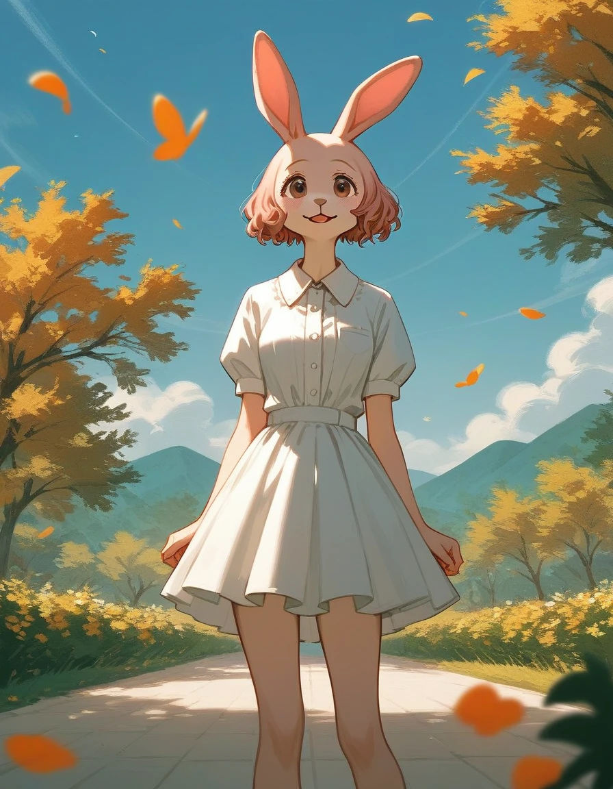 , score_9,score_8_up,score_7_up, haru from beastars, Anthro white bunny