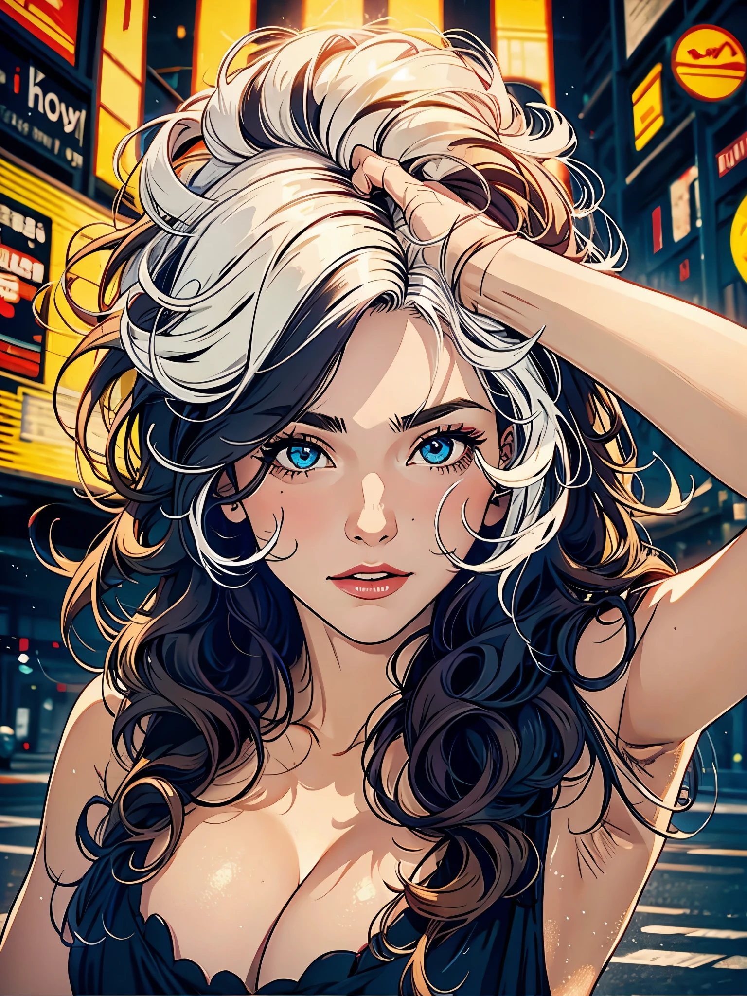 Fill with hair