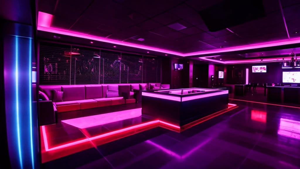 Nightclub, stripclub, iinside,