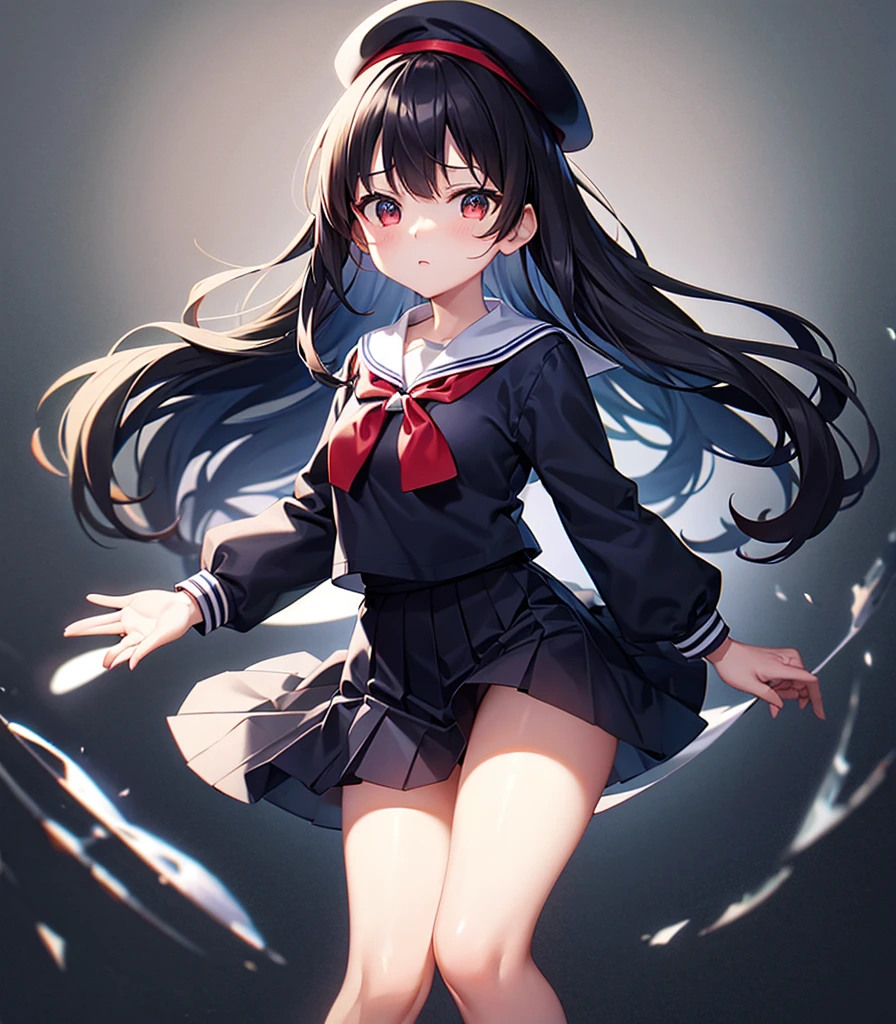 Girl with an erotic face、Panting、Sperm is being sprayed on the face、She is wearing a sexy open sailor uniform.、Sexy body