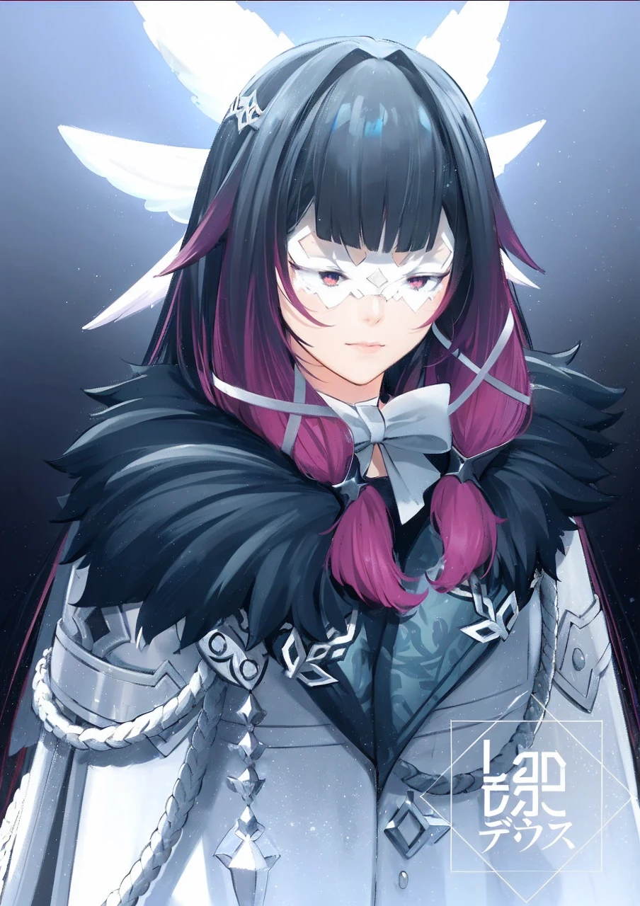 I want this character to have a single hala and look like she came out of an abyss that looks like a warrior. I don't want her to be the same as the image I give you, just similar or get ideas from what I want.