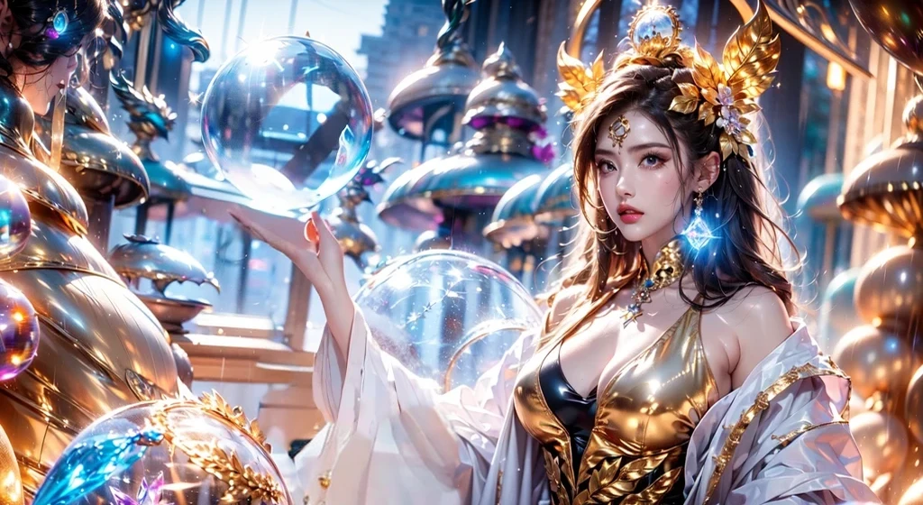 background、Crystal Jade、White sleeves