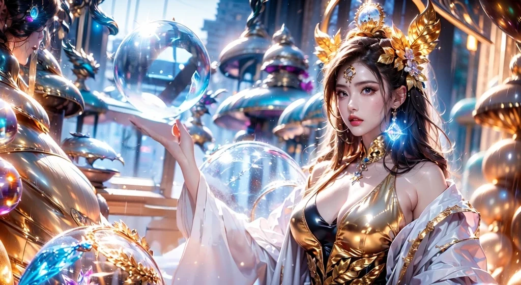 background、Crystal Jade、White sleeves