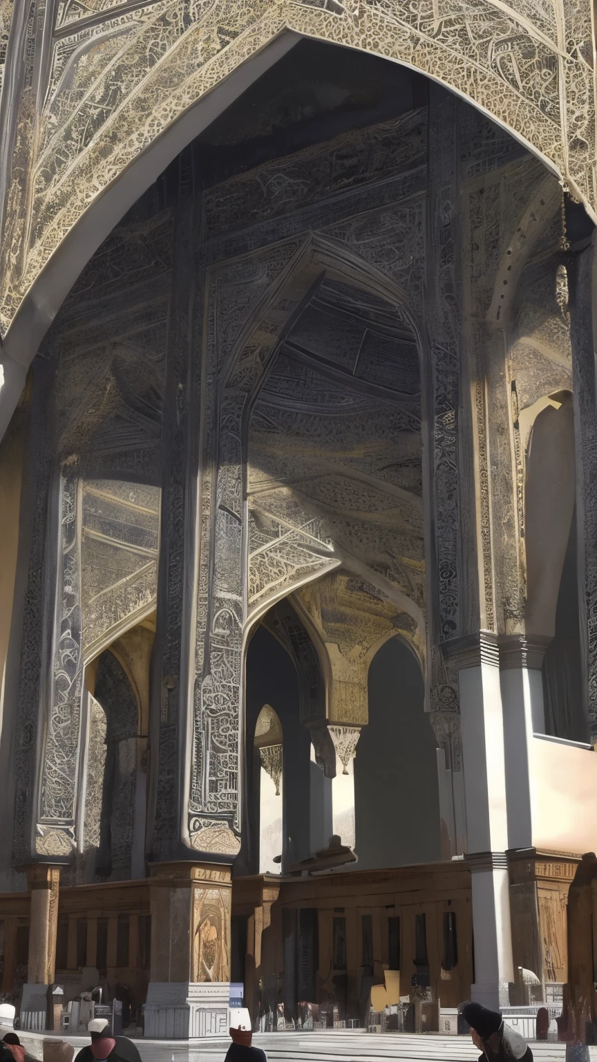 ((best quality)), ((masterpiece)), (detailed), You we worship and You we forget to help, (Islam)
