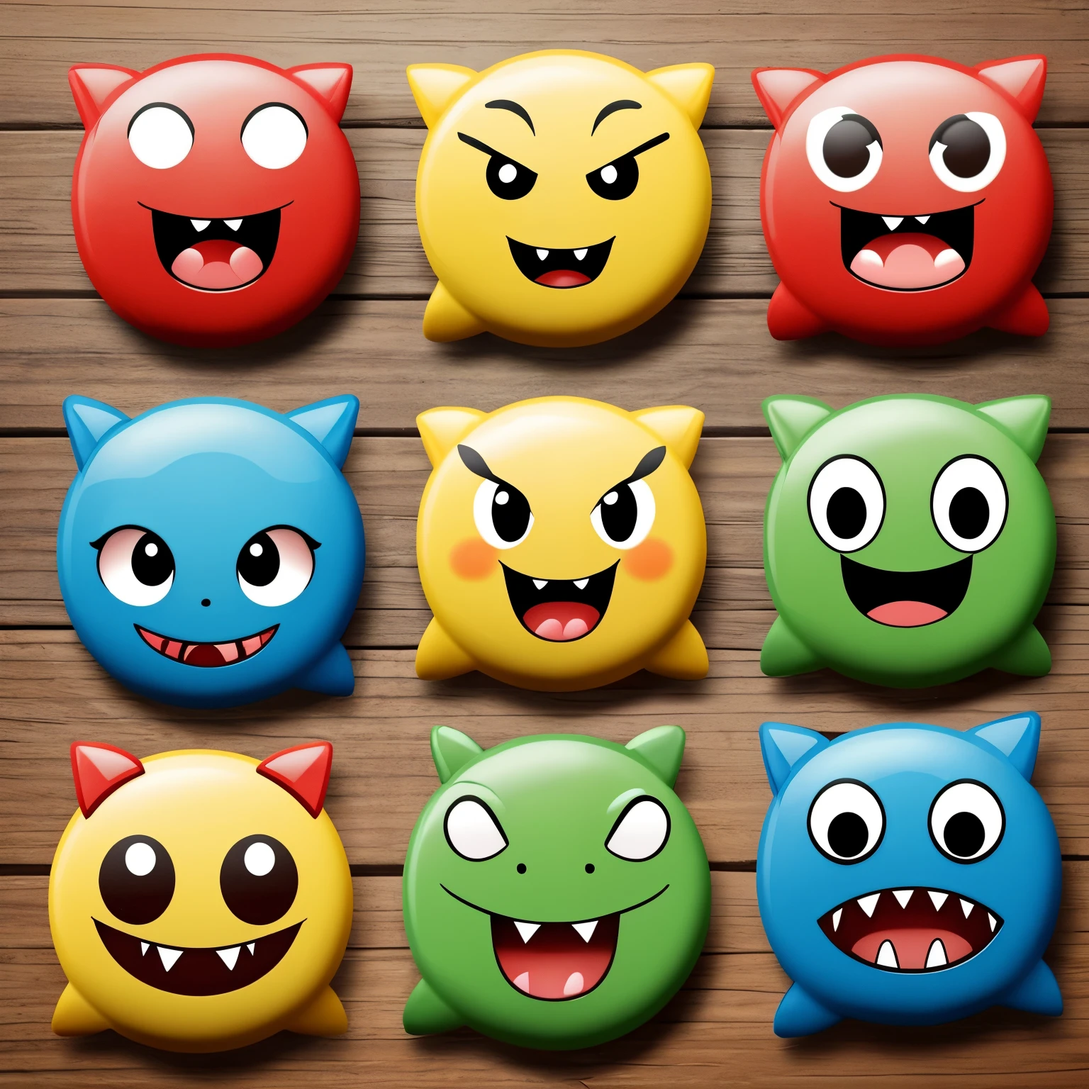 A set of cute dinosaur emoticons to express various emotions such as happy, angry, sad, and furious