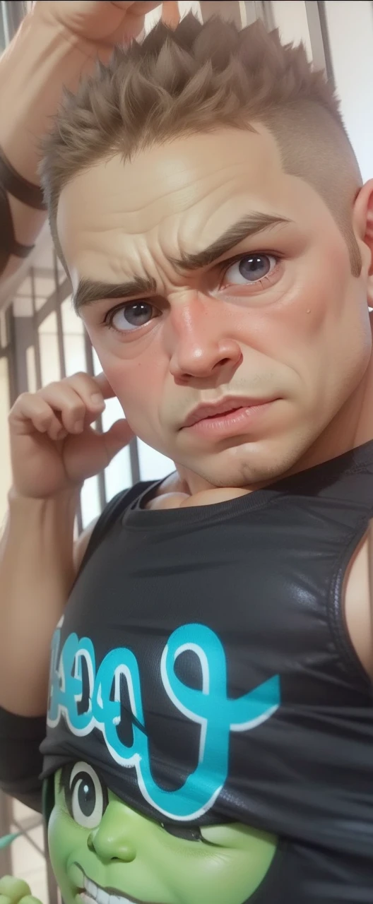 Hulk in miniature brave look like 