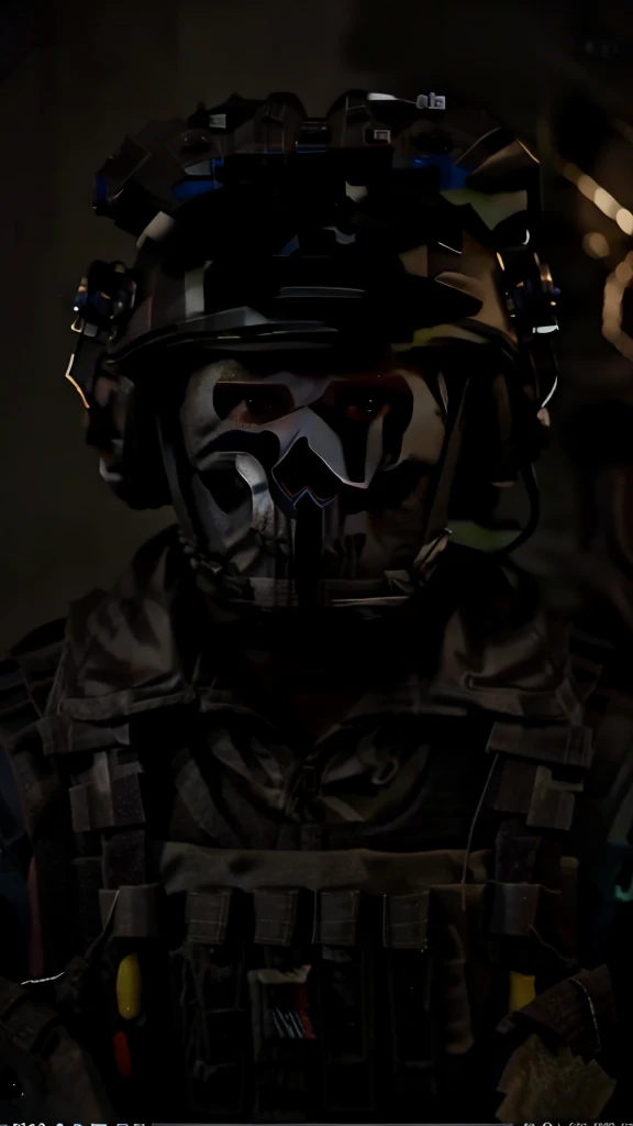 Skull operator nvg