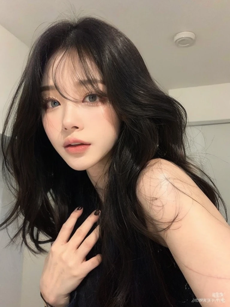 korean, tattooed, White hair