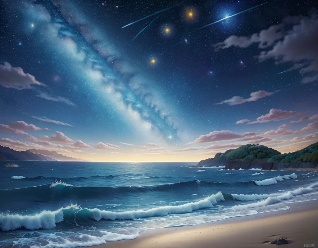 starry sky and stars in the sky, stars and paisley filled sky, sky strewn with stars, starry sky, night sky and stars, ocean pattern and night sky, starry night sky, cosmic starry sky, the sky is a starry sky, starry background, starry night painting, stars in the sky, baroque painting. star lit sky