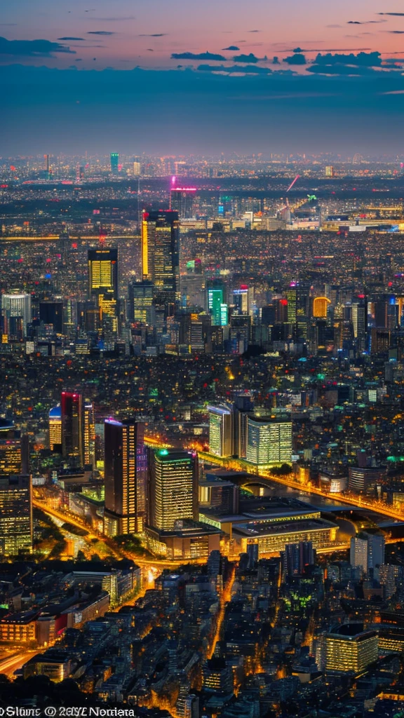 a view of a city with tall buildings and a green park, a picture by Naondo Nakamura, unsplash, sōsaku hanga, tokyo japan,    arafed view of a field of flowers with a sunset in the background, floral sunset, warm beautiful scene, beautiful sunrise, flowers sea everywhere, sunset warm spring, beautiful sunset, magnificent background, vibrant sunrise, beautiful sunset glow, breathtaking landscape, stunning sunset, field of flowers, at sunrise in springtime, sunset glow, beautiful sunrise lighting, flower field, sunset sunrise  tokyo city, tokyo city in the background, tokio, tokyo, japanese city, tokyo prefecture, new tokyo, aerial view of a city, tokyo in the background, bird's eye view of a city